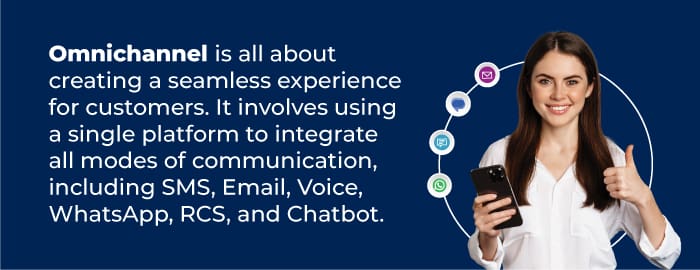 Omnichannel integrates multiple channels