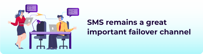 SMS remains a great important failover channel