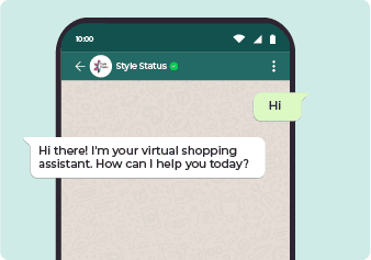 Envíe un mensaje de bienvenida con la API empresarial de WhatsApp