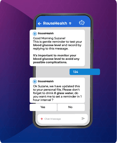 Medical reminders with chatbots